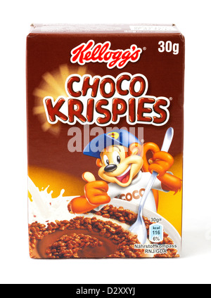 Small pack of Kellogg's Choco Krispies breakfast cereal Stock Photo