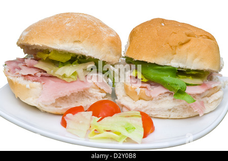 Ham Salad Rolls Stock Photo