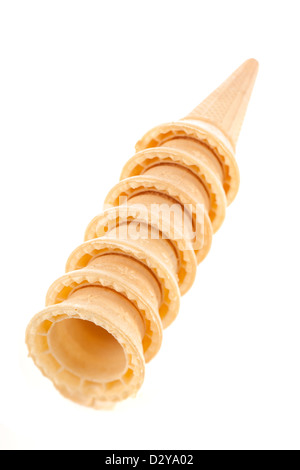 Seven icecream cones Stock Photo