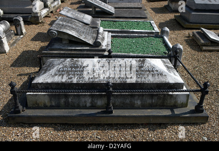 London, United Kingdom, at the Jewish cemetery in Golders Green Stock Photo