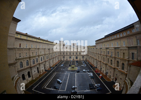 Vatican City, Vatican Museums, spiral staircase, St. Peter and Sistine Chapel Stock Photo