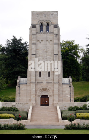 Memorial Chapel in the Aisne-Marne American Cemetery and Memorial, Belleau, near Chateau-Thierry, France. Stock Photo