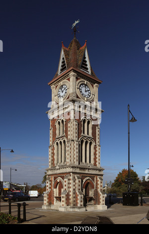 Newmarket, UK, the Newmarket Clock Tower Stock Photo