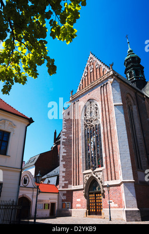 Abbey of Saint Thomas, where Gregor Mendel established modern genetics. Brno, Czech Republic Stock Photo