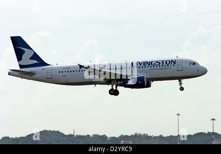 Livingston Air, Airbus A320-232 Stock Photo