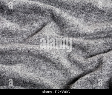 Luxury fluffy silver cashmere wool background Stock Photo
