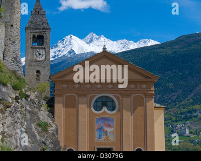saint pierre,val d'aoste,italie Stock Photo