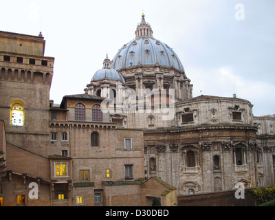 Vatican City, Vatican Museums, spiral staircase, St. Peter and Sistine Chapel Stock Photo