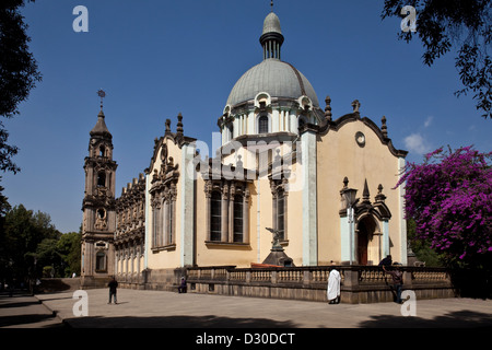 Holy Trinity Cathedral (Kiddist Selassie), Addis Ababa, Ethiopia Stock Photo