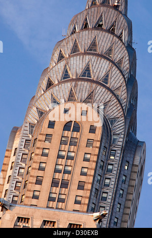 Chrysler Building in early morning light, New York City USA Stock Photo