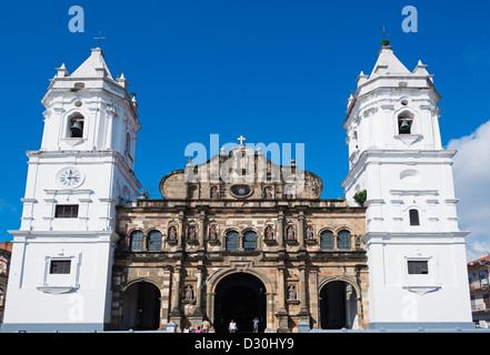 Cathedral, historical old town, Unesco World Heritage Site, Panama City, Panama, Central America Stock Photo