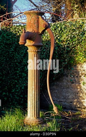 Antique Parish Pump Stock Photo