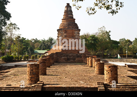 Wiang Kum Kam, the ancient city, which lost more than 700 years, Chiangmai, Thailand. Stock Photo