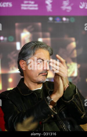 TEHRAN, IRAN: Actor Jalal Fatemei on Day 6 of the 31th International Fajr Film Festival on February 5, 2013 in Tehran, Iran. Organized by the Ministry of Culture and Islamic Guidance, the Film Festival is the most important film event in the country. (Photo by Gallo Images / Amin Mohammad Jamali) Stock Photo
