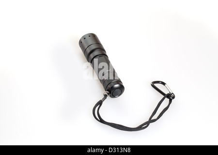 Mini Pocket torch isolated on white Stock Photo