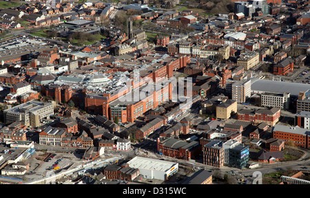 aerial view of Oldham town centre, Greater Manchester Stock Photo - Alamy