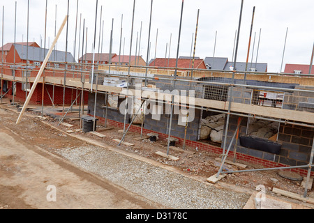 General view of Taylor Wimpey's Buckingham Park new housing development near Aylesbury Stock Photo