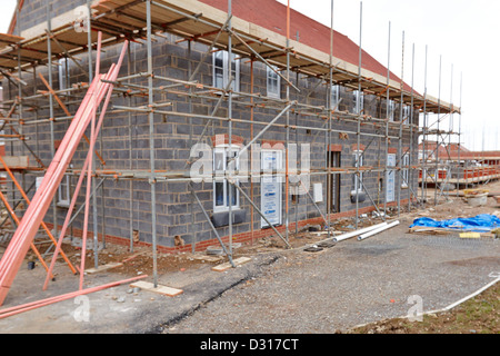 General view of Taylor Wimpey's Buckingham Park new housing development near Aylesbury Stock Photo