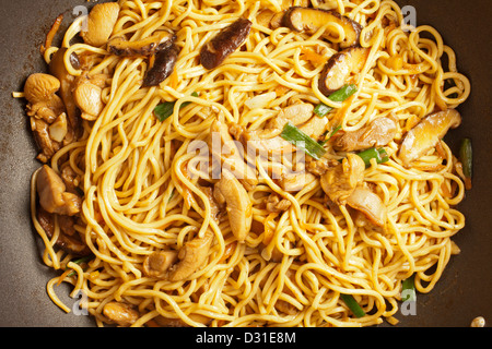 Chicken Lo Mein, the Chinese/American classic Stock Photo