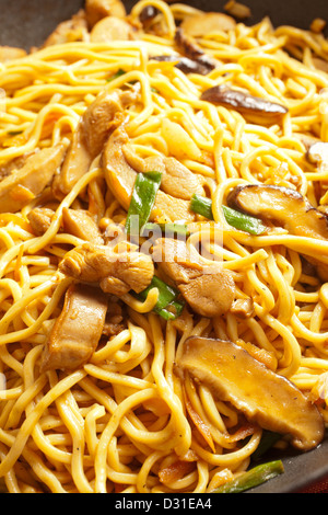 Chicken Lo Mein, the Chinese/American classic Stock Photo