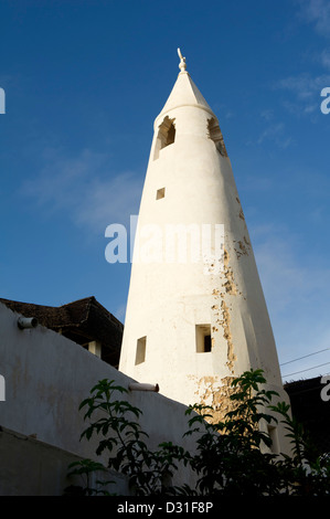 Ancient mosque, Shela, Lamu Archipelago, Kenya Stock Photo