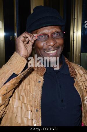 New York, USA. 6th February 2013. Jimmy Cliff, OM out and about for CELEBRITY CANDIDS - WED, at Pix 11 Studios, New York, NY February 6, 2013. Photo By: Derek Storm/Everett Collection/ Alamy Live News Stock Photo