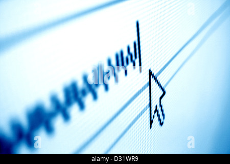 go to www macro network background Stock Photo