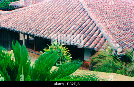 Nakamura House, Kitanakagusuku, Okinawa Prefecture, Japan. Stock Photo