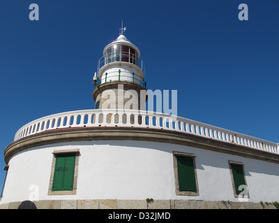 Cabo and faro de Corrubedo,lighthouse,La Coruna province,Galicia,Spain Stock Photo