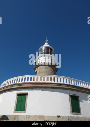 Cabo and faro de Corrubedo,lighthouse,La Coruna province,Galicia,Spain Stock Photo