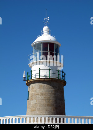 Cabo and faro de Corrubedo,lighthouse,La Coruna province,Galicia,Spain Stock Photo