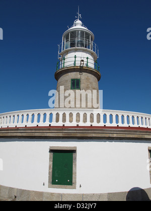 Cabo and faro de Corrubedo,lighthouse,La Coruna province,Galicia,Spain Stock Photo