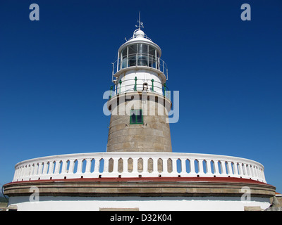 Cabo and faro de Corrubedo,lighthouse,La Coruna province,Galicia,Spain Stock Photo