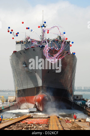 dry cargo and ammunition ship, General Dynamics NASSCO, Launch ...