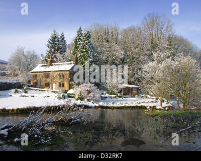 Alport Derbyshire Peak District Winter Stock Photo