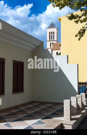 Italy, Sardinia, foreshortening of San Teodoro village Stock Photo