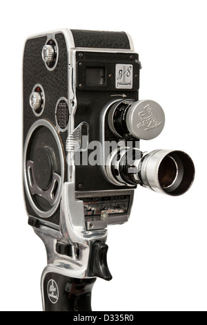 1955-1957 Bolex Paillard B8 cine / movie film camera (double 8mm) Stock Photo