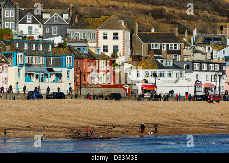Lyme Regis Seafront, Dorset, England Stock Photo - Alamy