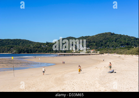 Noosa Beach on the Sunshine Coast in Queensland, Australia Stock Photo