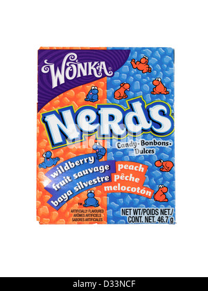 A packet of Wonka nerds sweets candy on a white background Stock Photo ...