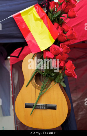 Spanish Guitar Stock Photo