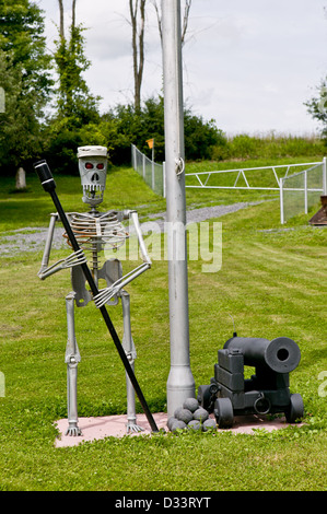 Folk art Route 20 The Great Western Turnpike Esperance New York Stock Photo