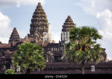 Angkor wat temple in Cambodia Stock Photo