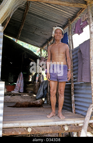 People of the Murat hill tribe in Malaysia Stock Photo