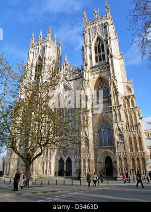York Minster west wing Stock Photo