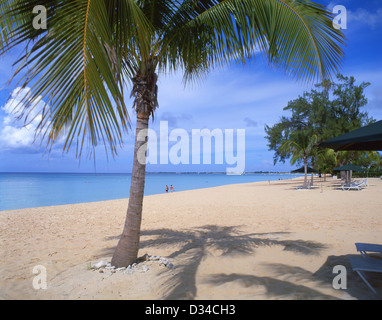 Seven Mile Beach, West Bay, Grand Cayman, Cayman Islands, Greater Antilles, Caribbean Stock Photo