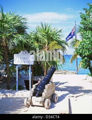 Remains of Fort George, George Town, Grand Cayman, Cayman Islands, Greater Antilles, Caribbean Stock Photo