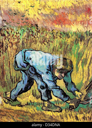 Vincent Van Gogh - The Reaper Stock Photo - Alamy