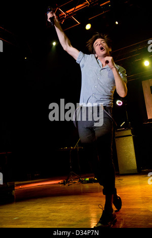 October 18, 2012 - From New York the new Indie Rock band: The Fun, live at the Alcatraz, Milan, Italy Stock Photo