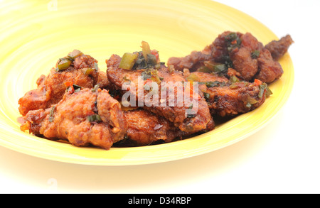 Spicy chicken wings for a yummy snack Stock Photo